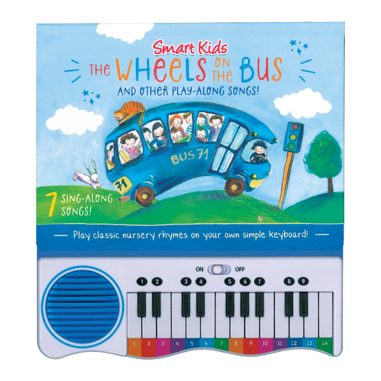 Picture of SMART KIDS PIANO BOOK WITH EVA FOAM-THE WHEELS ON THE BUS